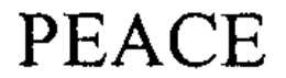 PEACE trademark