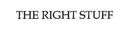 THE RIGHT STUFF trademark