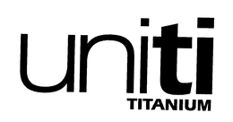 UNITI TITANIUM trademark