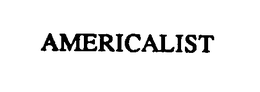 AMERICALIST trademark