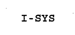 I-SYS trademark