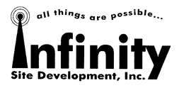 ALL THINGS ARE POSSIBLE INFINITY SITE DEVELOPMENT, INC. trademark