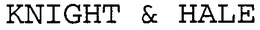 KNIGHT & HALE trademark