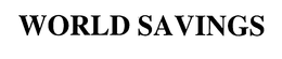 WORLD SAVINGS trademark