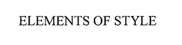 ELEMENTS OF STYLE trademark