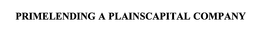 PRIMELENDING A PLAINSCAPITAL COMPANY trademark