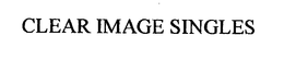 CLEAR IMAGE SINGLES trademark