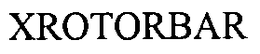XROTORBAR trademark