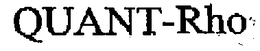 QUANT-RHO trademark