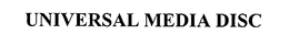 UNIVERSAL MEDIA DISC trademark