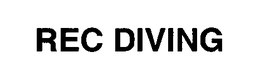 REC DIVING trademark