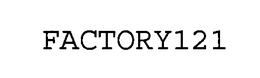 FACTORY121 trademark