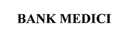 BANK MEDICI trademark