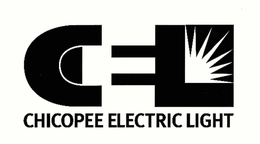 CEL CHICOPEE ELECTRIC LIGHT trademark