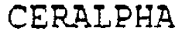 CERALPHA trademark
