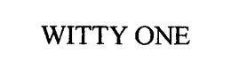 WITTY ONE trademark