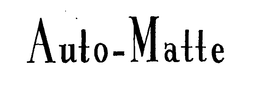 AUTO-MATTE trademark
