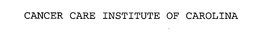 CANCER CARE INSTITUTE OF CAROLINA trademark