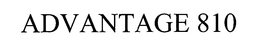 ADVANTAGE 810 trademark