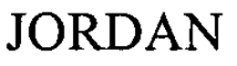 JORDAN trademark