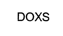DOXS trademark
