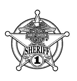 MOTOR HARLEY-DAVIDSON CYCLES SHERIFF 1 trademark