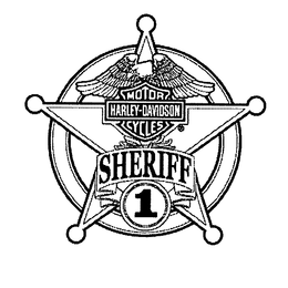 MOTOR HARLEY-DAVIDSON CYCLES SHERIFF 1 trademark