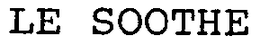 LE SOOTHE trademark