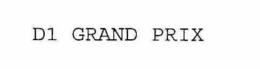 D1 GRAND PRIX trademark