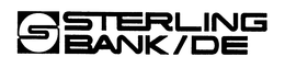 S STERLING BANK/DE S trademark