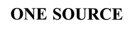 ONE SOURCE trademark
