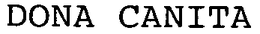 DONA CANITA trademark