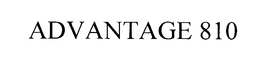 ADVANTAGE 810 trademark