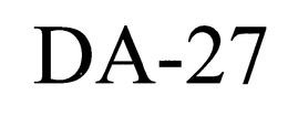 DA-27 trademark