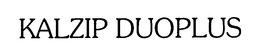 KALZIP DUOPLUS trademark