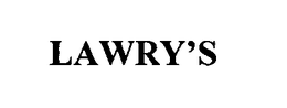 LAWRY'S trademark