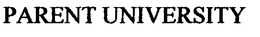 PARENT UNIVERSITY trademark