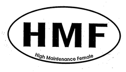 HMF HIGH MAINTENANCE FEMALE trademark