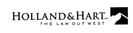 HOLLAND & HART LLP THE LAW OUT WEST trademark