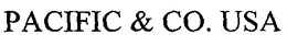 PACIFIC & CO. USA trademark