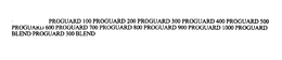 PROGUARD 100 PROGUARD 200 PROGUARD 300 PROGUARD 400 PROGUARD 500 PROGUARD 600 PROGUARD 700 PROGUARD 800 PROGUARD 900 PROGUARD 1000 PROGUARD BLEND PROGUARD 300 BLEND trademark