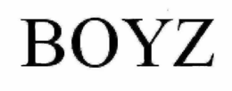 BOYZ trademark