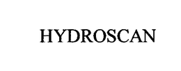 HYDROSCAN trademark