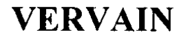 VERVAIN trademark