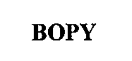 BOPY trademark