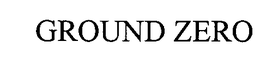 GROUND ZERO trademark