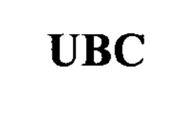 UBC trademark