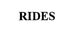 RIDES trademark