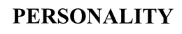 PERSONALITY trademark