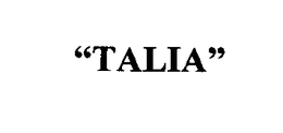 TALIA trademark